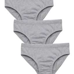 Charm n Cherish Pack Of 3 Solid Briefs - Grey-image-66