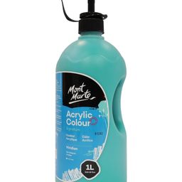 Mont Marte Acrylic Colour Paint 1 Litre - Viridian-picture-9