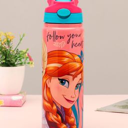 Disney Frozen Stainless Steel Insulated Hot & Cold Sipper Bottle Pink and Blue - 500 ml-image-28