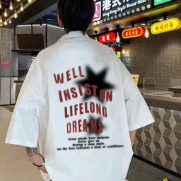 StyleCast Men Typography Printed Spread Collar Oversized Casual Shirt-image-91