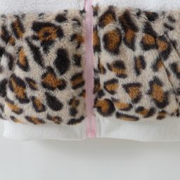 Kookie Kids Full Sleeves Front Open Fur Winter Jacket With Colour Block Design - Multicolour image 4