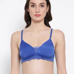 Clovia Blue Non Wired Padded T-Shirt Bra-image-88
