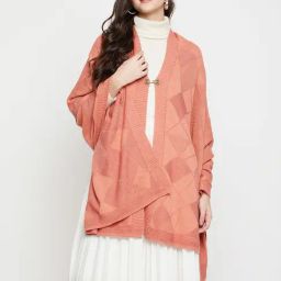Cantabil Pink Stole-image-3