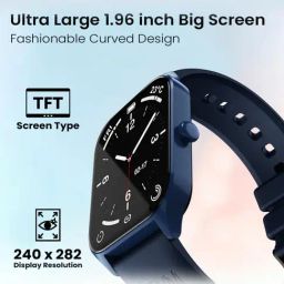 EVM EnWrist Bluetooth Calling Smartwatch with 1.96 inch BIG Screen & IP67 Rating (Blue) image 3