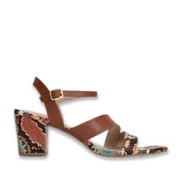 Allen Solly Women's Tan Ankle Strap Sandals-46