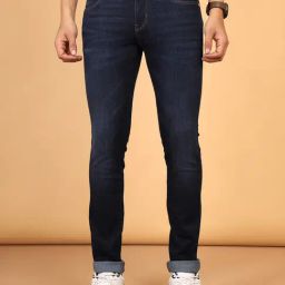 Wrangler Skanders Dark Blue Slim Fit Low Rise Jeans-picture-39