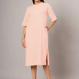 BRINNS Peach Midi Dress-image-62