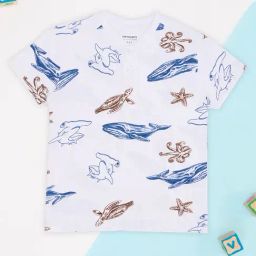 Pantaloons Junior Boys White Henley T-Shirt-picture-35