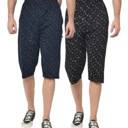 Vimal Jonney Multicolor Printed Capris - Pack of 2-11