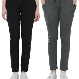 Vimal Jonney Multicolor Cotton Trackpants Pack of - 2-35