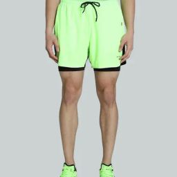 Puma Green Glare Regular Fit Sports Shorts-image-51