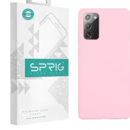 Sprig Liquid Silicone Back Cover for SAMSUNG Galaxy Note 20 (Pink)-image-49