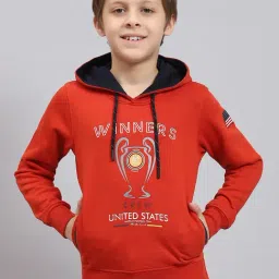 Monte Carlo Kids Orange Printed Full Sleeves Sweatshirt-picture-9