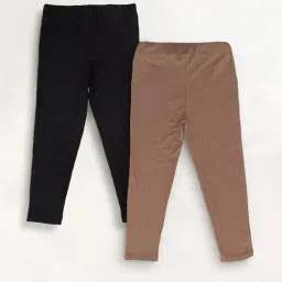 Cherry Crumble by Nitt Hyman Kids Black & Brown Regular Fit Trousers-image-89