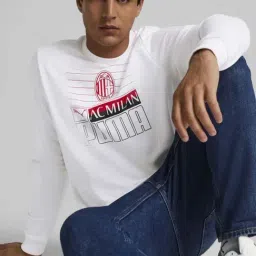 Puma White Cotton Regular Fit Printed SweatShirt-picture-29