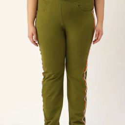 theRebelinme Olive Cotton Track Pants-image-17