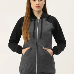 BRINNS Grey & Black Color-Block Hoodie-20