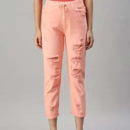 SHOWOFF Casual Jogger High-Rise Coral Jeans-image-27