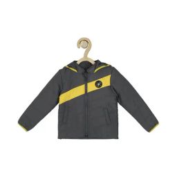 Allen Solly Kids Grey Quilted Full Sleeves Jacket-image-27