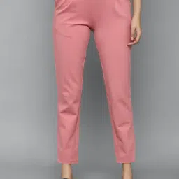 Allen Solly Pink Regular Fit Trousers-22
