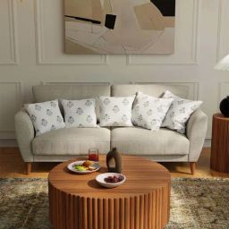 Urban Space Liberty Blue Cotton Cushion Covers - Set of 5-image-36