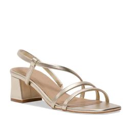 Eridani Women's Celin Gold Sling Back Sandals-image-16