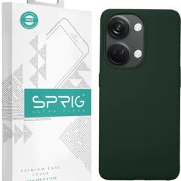 Sprig Liquid Silicone Back Cover for Oneplus Nord 3 5G (Green)-image-97