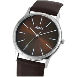 Helix By Timex Men Brown Round Dial Analog Watch - TW054HG03 image 2
