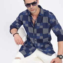 SHOWOFF Men Standard Slim Fit Opaque Printed Casual Shirt-image-98