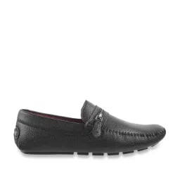 Metro Men's Black Casual Loafers-picture-2