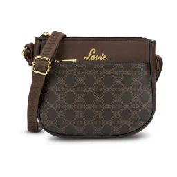 Lavie Clover Choco Logo Leather Small Cross Body Bag-picture-34