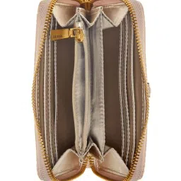 GUESS Latte Laurel Printed Zip Around Wallet image 3