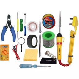 Fadman 15 In 1 Soldering Iron Bundle Set Copper, Iron & Nickle Corded 25 W-20