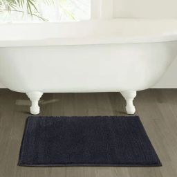 OBSESSIONS Black Polyester Anti Skid Bath Mat (Medium)-picture-38