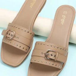 Ginger by Lifestyle Women's Beige Casual Sandals-image-26