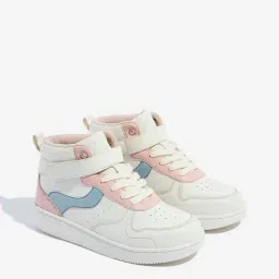 Yellow by Westside Pink Colour-Blocked High-Top Boots-image-39