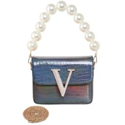 Esbeda Navy Textured Small Sling Handbag-image-112