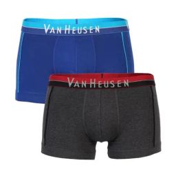 Van Heusen Regular Fit Anti Bacterial Colour Fresh Solid Trunks - Pack of 2-12