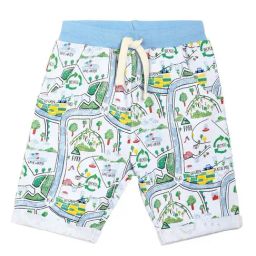 MINIKLUB Boys White Printed 1 Shorts-image-31