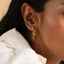 Shaya Forged by Rejections Earrings in Gold Plated 925 Silver-image-11