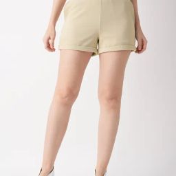 Globus Beige Regular Fit Shorts-image-78