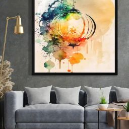 999Store Printed Multicolor Canvas Wall Art-2