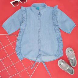 YU by Pantaloons Kids Blue Cotton Regular Fit Top-image-62