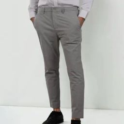 celio Celio* Grey Regular Fit Trousers-picture-30