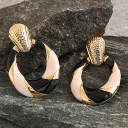 Sohi Gold Plated Party Designer Drop Earrings-14