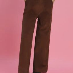 Forever 21 Brown Cotton Mid Rise Pants-picture-43