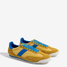 SOLEPLAY by Westside Mustard Colour-Blocked Lace-Up Sneakers-image-31