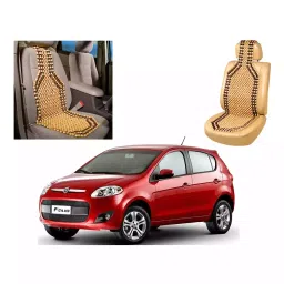 Auto Pearl Black & Red Velvet Car Cushion for Fiat Avventura, RB62 (Pack of 2)-12