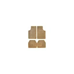 Oscar 6 Pieces Beige Carpet Car Mats Set for Tata Safari Storme-image-93