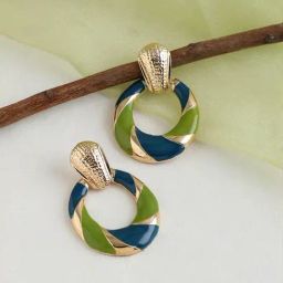 Sohi Gold Plated Party Designer Drop Earrings-44